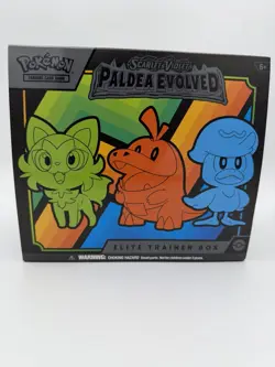 Pokemon TCG: SV02 Paldea Evolved Elite Trainer Box Opened No Promo FREE BOOster! - Image 1