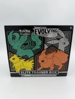 Pokemon TCG: Sword & Shield Evolving Skies Elite Trainer Box Opened FREE BOOster - Image 1