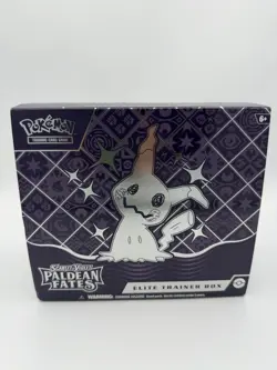 Pokemon TCG: SV04.5 Paldean Fates Elite Trainer Box Opened No Promo FREE BOOster - Image 1