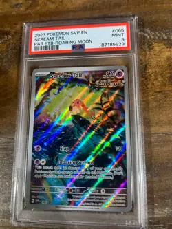 POKEMON 2023 PAR ETB SVP EN SCREAM TAIL #065 PSA 9 Mint RARE - Image 1