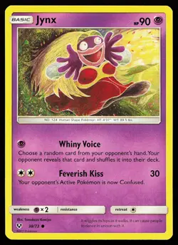 Jynx 38/73 Common Shining Legends Tomokazu Komiya Pokemon Card - Image 1