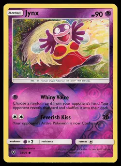 Jynx 38/73 Reverse Holo Shining Legends Tomokazu Komiya Pokemon Card - Image 1