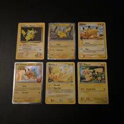6x Pokemon TCG Pikachu Vintage & Modern Lot - Image 1