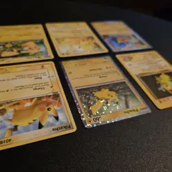 6x Pokemon TCG Pikachu Vintage & Modern Lot - Image 4