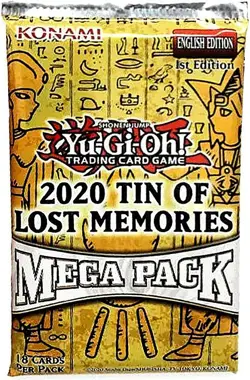 YuGiOh TCG 2020 Tin of the Lost Memories Booster MEGA Pack [18 Cards] - Image 1