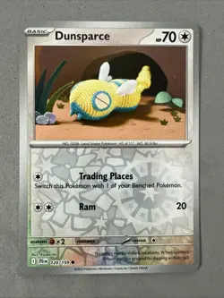 Pokemon TCG * Journey Together 120/159 Dunsparce REVERSE HOLO * UNG NM FRESH PK - Image 1
