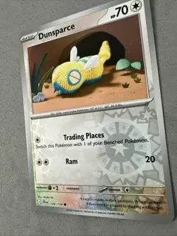 Pokemon TCG * Journey Together 120/159 Dunsparce REVERSE HOLO * UNG NM FRESH PK - Image 2