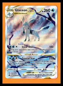 Pokemon 2023 Vstar Glaceon GG40/GG70 Crown Zenith Lightly Played - Image 1