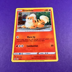 Pokemon Growlithe 4/15 McDonalds Promo Holo Trading Card TCG - Image 2