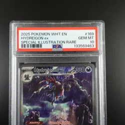 PSA 10 Hydreigon ex 169/086 Pokemon White Flare Full Art Graded - Image 2
