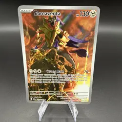 Pokemon TCG 2025 Zamazenta 201/182 Destined Rivals Near Mint - Image 1