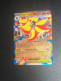POKEMON CARD TCG- MEGA PYROAR EX - 015/086 DOUBLE RARE HOLO CHAOS RISING - Image 1