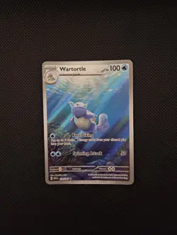 Pokemon TCG Wartortle Scarlet & Violet-151 171/165 Holo Illustration Rare - Image 1