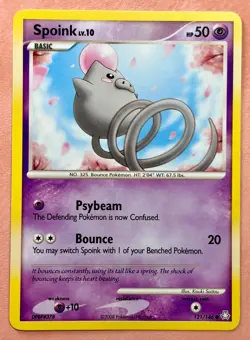 Spoink~ Cute Pink Pokemon Cards~ Pretty in Pink Gallery~ Cute Pokemon - Image 1