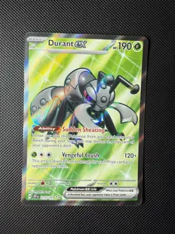 NM Durant ex 215/191 Surging Sparks Ultra Rare Pokemon Card - Image 1