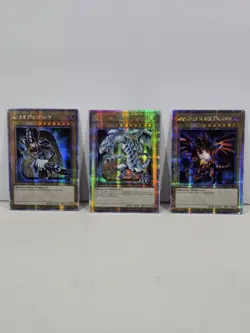 Yu-Gi-Oh! Dark Magician, Blue-Eyes, Red-Eyes (LC001) Quarter Century Secret Rare - Image 2