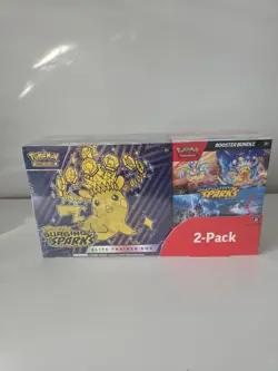 Pokemon Surging Sparks Costco 2-Pack - Elite Trainer Box (ETB) + Booster Bundle - Image 1