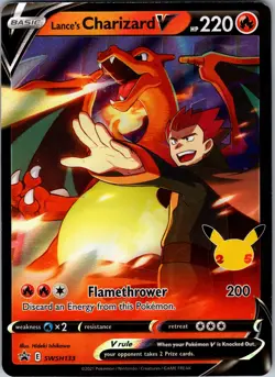SWSH: Sword & Shield Promo Cards #SWSH133 Lance's Charizard V - Image 1