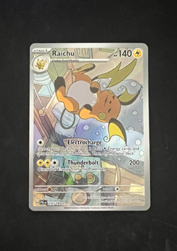Raichu 211/193 Scarlet & Violet Paldea Evolved Pokemon Card Holo Near Mint - Image 1