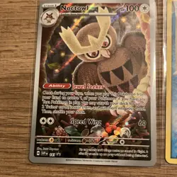 Pokemon Lot 4 Cards English Mewtwo Victini Squirtle Noctowl - Image 5