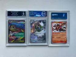 3 Graded Pokemon Card TCG Slabs Bundle - Image 1