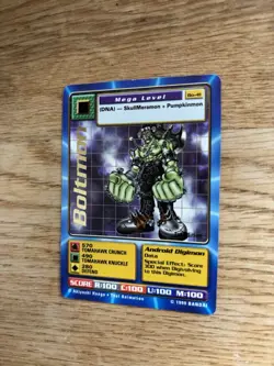 Boltmon Bo-41 First Edition Digimon Trading Card, Rare Bandai - Image 2