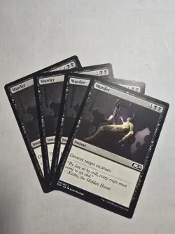 MURDER x4 mtg NM-M M20 Magic Core Set 2020 4 Common - Image 1