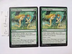 2x Gaea's Blessing Weatherlight MTG Great Condition - Image 1