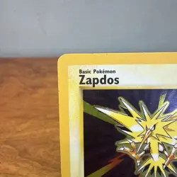 Pokemon Card Zapdos Holo Base Set 16/102 WOTC 1999 Vintage MP - Image 2