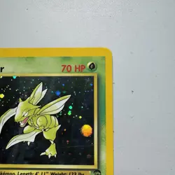 Scyther 17/130 Holo Rare Base Set 2 WOTC Pokemon Card Vintage MP TCG - Image 3