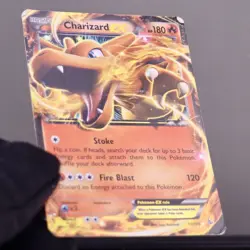 Pokemon Charizard EX 11/106 Flashfire HP Ultra Rare Holo 2014 - Image 3