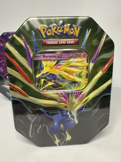 Pokemon Azure Legendary EX Tin Lot of 3 Dialga Kyogre Xerneas - Image 3