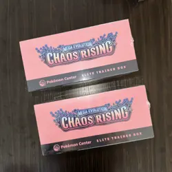 Pokemon TCG Chaos Rising Pokemon Center ETB Brand New Sealed x2 | Ready To Ship - Image 5