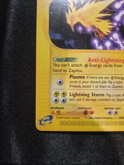 Pokemon Zapdos 044/147 Aquapolis Regular - Image 3