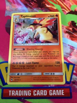 Typhlosion 42/214 Cosmos Holo Rare Lost Thunder - Pokemon TCG - Image 1
