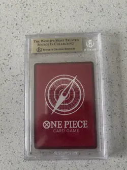 One Piece CCG OP09-001 Shanks Leader Alternative Art Card Beckett 9.5 English - Image 2