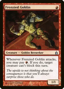 Frenzied Goblin (125) Ravnica: City of Guilds RAV MTG Magic - Image 1