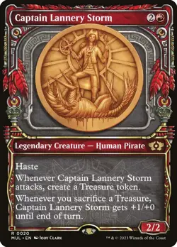 Captain Lannery Storm (020) Showcase Multiverse Legends MUL MTG Magic - Image 1