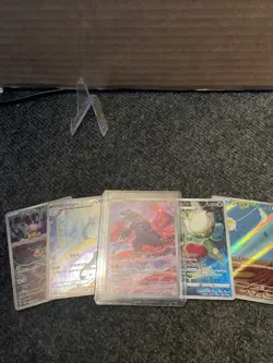Pokemon cards illustration rare 5 cards set Japanese Scarlet and Violet - Image 1