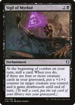 Sigil of Myrkul Foil (147) Commander Legends: Battle for Baldur's Gate CLB MTG - Image 1