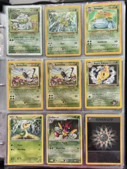 Lot of 27 Vintage Pokemon Cards. Binder Lot, Base Set Venusaur , Sycther More. - Image 1
