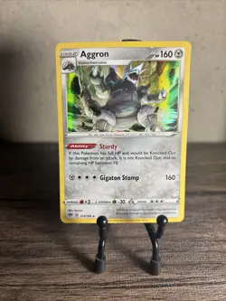 Pokemon TCG Aggron Darkness Ablaze 123/189 Holo Holo Rare-Fast Shipping-NM!! - Image 1