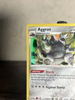 Pokemon TCG Aggron Darkness Ablaze 123/189 Holo Holo Rare-Fast Shipping-NM!! - Image 2