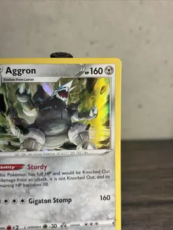Pokemon TCG Aggron Darkness Ablaze 123/189 Holo Holo Rare-Fast Shipping-NM!! - Image 3