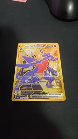 Cynthia’s Garchomp EX 241/182 Gold Hyper Rare Destined Rivals Pokemon TCG - Image 1