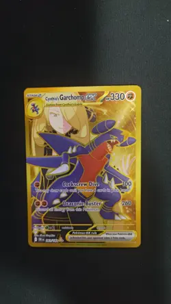 Cynthia’s Garchomp EX 241/182 Gold Hyper Rare Destined Rivals Pokemon TCG - Image 2