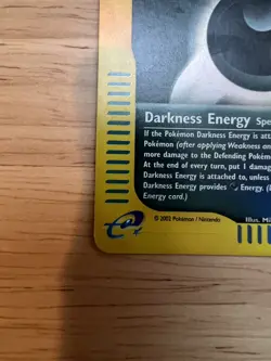 Pokemon Darkness Energy 142/147 Reverse Holo Rare Aquapolis Set - Image 4
