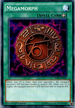 Megamorph SDKS-EN027 Yu-Gi-Oh! 1st Edition Light Play - Image 1