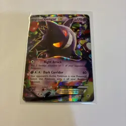 Pokemon Gengar EX Card 34/119 XY Phantom Forces Full Art Holo Rare - Image 1