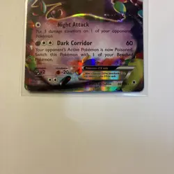 Pokemon Gengar EX Card 34/119 XY Phantom Forces Full Art Holo Rare - Image 3